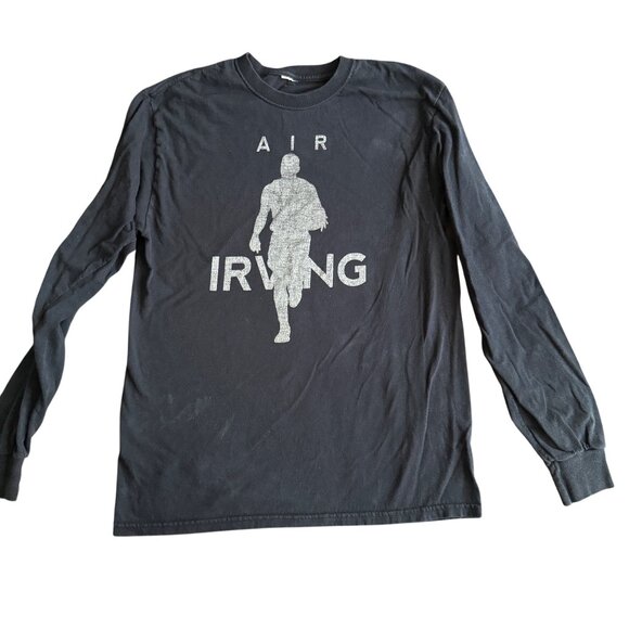 Nike Other - Nike Air Irving Graphic Long Sleeve Tee Black Cotton Mens Size L